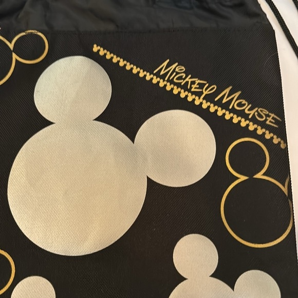 Disney Mickey Mouse Drawstring Bag Backpack String Pouch Sling Cinch Tote Bag - Picture 5 of 5